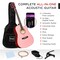 Best Choice Products 41in Full Size Beginner Acoustic Guitar Set with Case, Strap, Capo, Strings